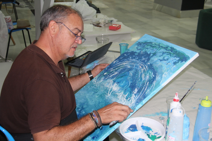 La Meeting Art Almu��car 2017 (MAA) se celebra en la Casa de la Cultura hasta este domingo